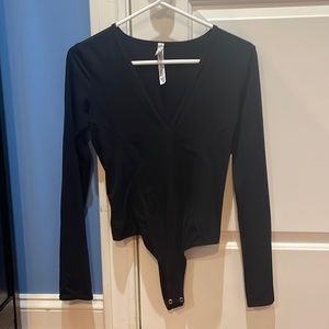 Free People black bodysuit. Size S/P